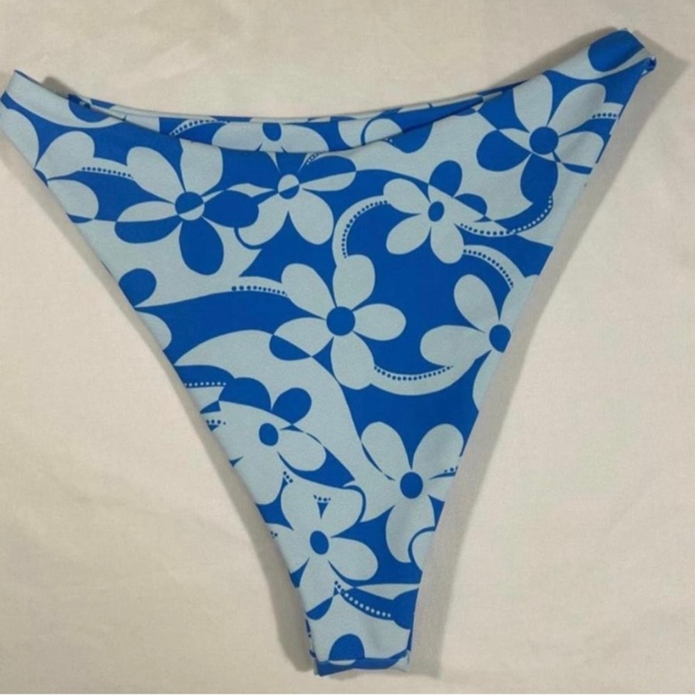 Skatie Blue and White Floral Bikini